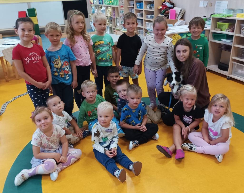 Canisterapie – návštěva Natálky se štěňátkem Beníkem