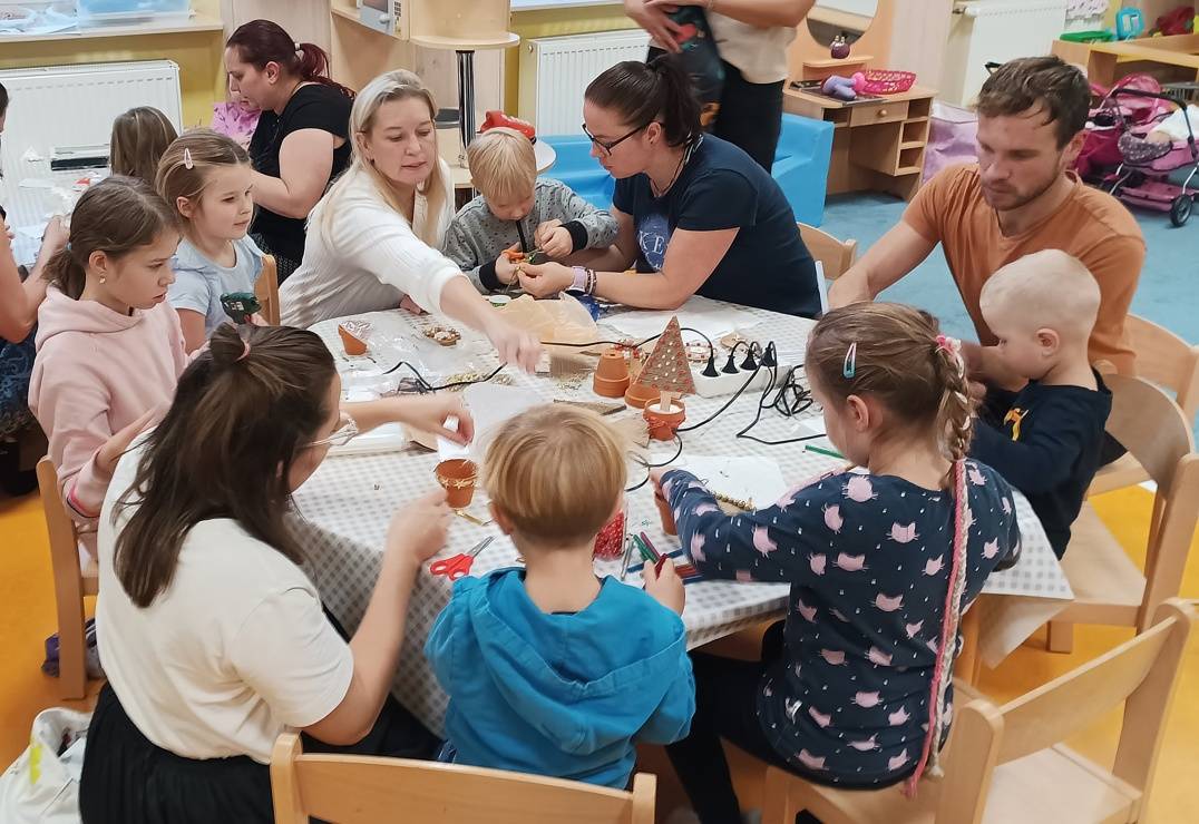 Adventní tvoření rodičů s dětmi